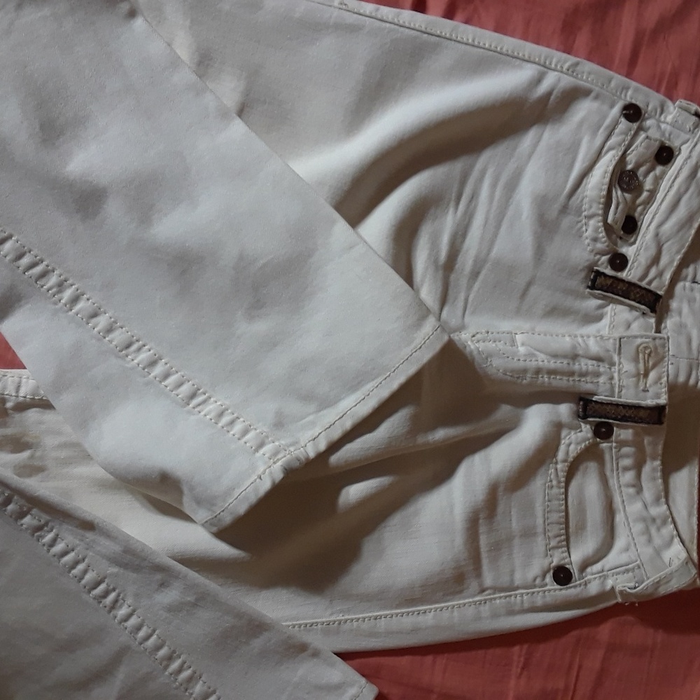 White jeans